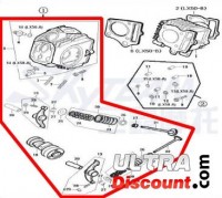 Culata completa 50cc por PBR Skyteam