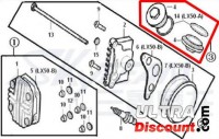 Tapón de cubierta de culata Motores 50cc por Trex Skyteam