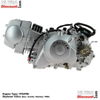 Motor Bubbly 125cc 1P52FMI con arranque eléctrico (6-6B)