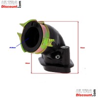 Tobera de admisión para Scooter Baotian BT49QT-12 Bilder 2