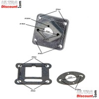 Tobera de admisión en aluminio para carburador alta presión Bilder 1