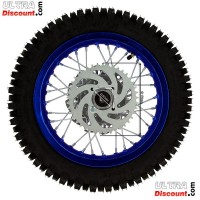 Rueda trasera 12'' AZUL completa Pit bike AGB27 (tacos 12mm) Bilder 2 Rueda trasera 12'' AZUL completa Pit bike AGB27 (tacos 12mm) Bilder 2