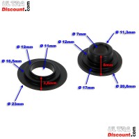 Chavetas + platillo para motor quad Shineray 250ST-9C (Motores 172MM)