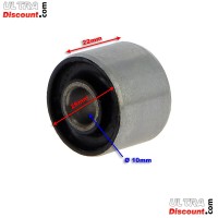 Silentbloc de motor quad Shineray 150STE (Ø : 28 mm) Bilder 1