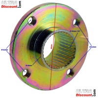 Soporte de disco de freno para quad Shineray 200ST-9