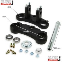 Tijas de horquilla completas 48x51x170 Pit Bike - NEGRO Bilder 1
