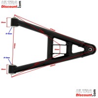 Trapecio de suspensión inferior derecho. para quad Shineray 200cc (XY200ST-6A)