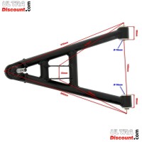 Trapecio de suspensión inferior IZQ. para quad Shineray 200cc (XY200ST-6A)