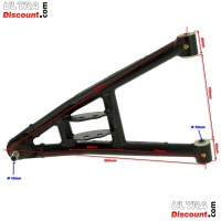 Trapecio de suspensión inferior izq. para quad Shineray 200ST-9