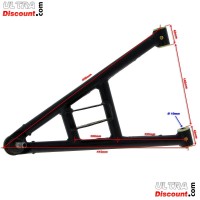 Trapecio de suspensión inferior izq. para quad Shineray 250ST-5