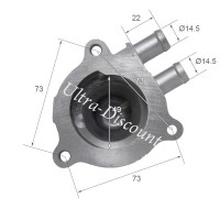 Cuerpo de bomba de agua para quad Bashan 250cc (BS250S-11) Bilder 2