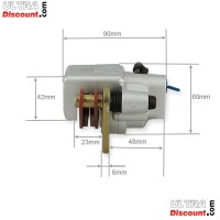 Calibre de freno delantero izq. quad Bashan 300cc (BS300S-18)