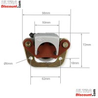 Calibre de freno delantero dcho. quad Bashan 300cc (BS300S-18)