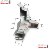 Tapa cubre piñón para Quad Bashan 250cc (Alu) (BS250S-11)