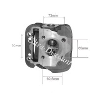 Culata completa para quad Bashan300cc (BS300S-18)