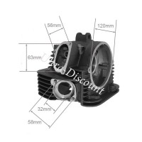 Culata completa para quad Bashan300cc (BS300S-18)