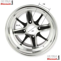 Llanta de aluminio trasera quad Bashan 300cc BS300S-18 Bilder 1