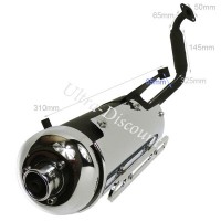 Tubo de escape para scooter Jonway GT 125 Bilder 1