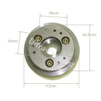 Volante magnético para quad Bashan 300cc (BS300S-18)