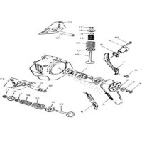 Cadena de distribución para motor Bashan 300cc (BS300S-18) 