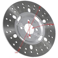 Disco de freno trasero para quad Shineray 200cc (STIIE) Bilder 1