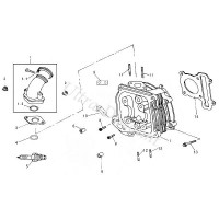 Junta tórica de tobera de scooter Baotian BT49QT-12