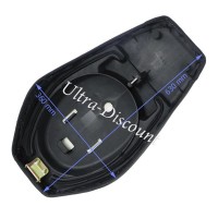 Sillín negro para scooter Baotian BT49QT-12 Bilder 1