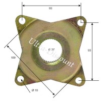 Soporte de corona para Quad Shineray 300STE