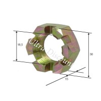 Tuerca de puente trasero para quad Shineray 250cc ST-9E (tipo 1)