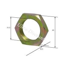 Tuerca de puente trasero para quad Shineray 250cc ST-9E (tipo 2: izquierda)