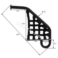 Parrilla reposapies derecha para Quad Shineray 250cc ST-9E Bilder 1