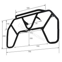 Porta equipajes para quad Shineray 300 ST-4E