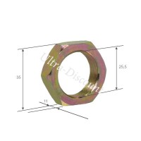 Tuerca de puente trasero para quad Shineray 250cc STIIE (tipo 2) Bilder 1