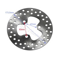Par de discos delanteros para quad Shineray 300cc STE Bilder 1
