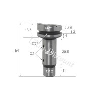 Eje de piñón de leva para quad Shineray 250cc STXE 