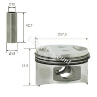 Kit de pistón para quad Shineray 150cc (XY150ST) Bilder 1