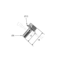 Tapón de cubierta de culata quad Shineray 200cc 