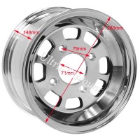 Llanta aluminio delantera Quad Shineray 250cc STXE Bilder 1