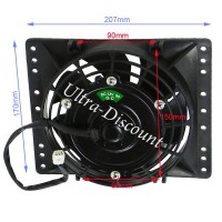 Ventilador para quad Bashan 300cc BS300S-18