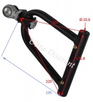 Brazo de suspensión superior izquierdo quad Bashan 200cc (BS200S-3) Bilder 1