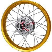 Llanta DEL. 12'' ORO para Pit Bike