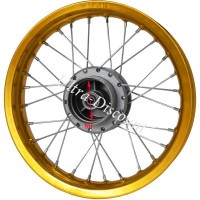 Llanta trasera Pit Bike 14'' ORO (tipo 5)