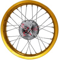 Llanta trasera Pit Bike 14'' ORO (tipo 5)