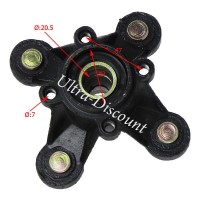 Maza de rueda delantera para quad Shineray 300