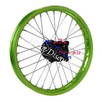 Llanta DEL. 14'' VERDE para Pit Bike (tipo 2) Bilder 1