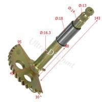 Eje de patada quad Shineray 150cc (XY150STE) Bilder 1