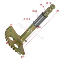 Eje de patada quad Shineray 150cc (XY150STE)