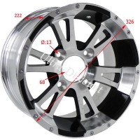 Llanta aluminio trasera quad Shineray 350cc (XY350ST-2E) Bilder 1