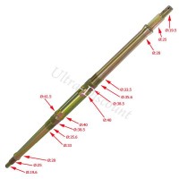 Árbol de puente trasero para quad Shineray 350cc (XY350ST-E) Bilder 2