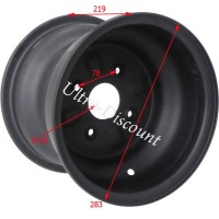 Llanta trasera para quad Shineray 300cc STE (Negro) Bilder 1